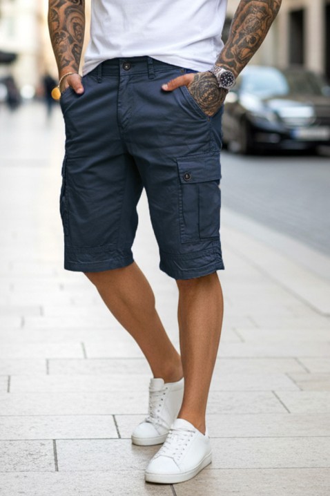 MIRKIZ NAVY férfi rövidnadrág, Szín: sötétkék, IVET.HU - A te online butikod.