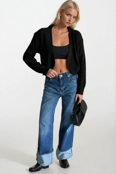 KAMELOTA BLACK kardigán, Szín: fekete, IVET.HU - A te online butikod.