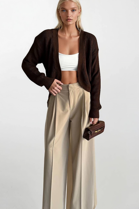 KAMELOTA BROWN kardigán, Szín: barna, IVET.HU - A te online butikod.