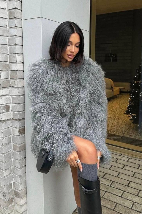 AMOGLINA kabát, Szín: szürke, IVET.HU - A te online butikod.