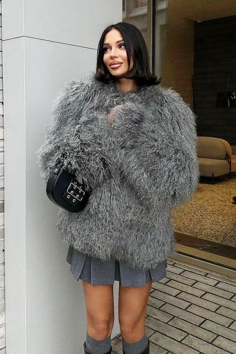 AMOGLINA kabát, Szín: szürke, IVET.HU - A te online butikod.