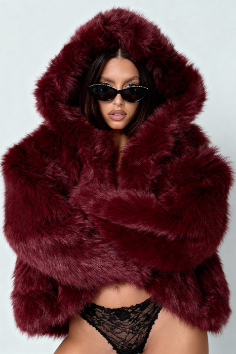 VANYA BORDO kabát, Szín: bordó, IVET.HU - A te online butikod.