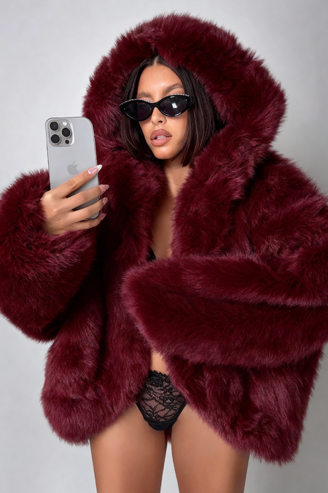 VANYA BORDO kabát, Szín: bordó, IVET.HU - A te online butikod.