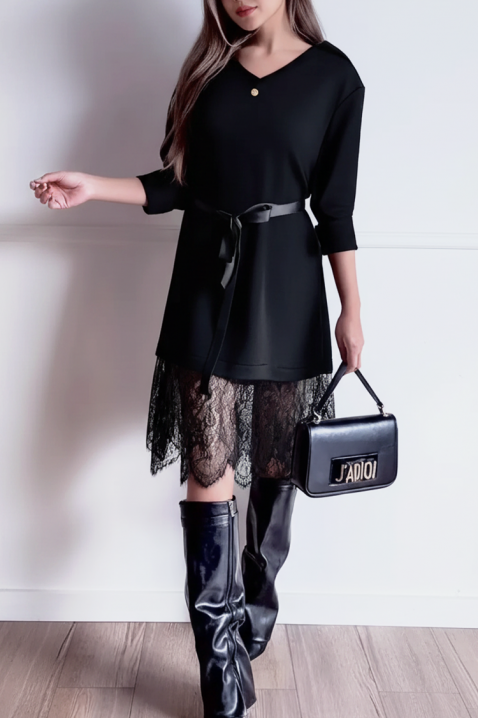 ANDELONA BLACK ruha, Szín: fekete, IVET.HU - A te online butikod.