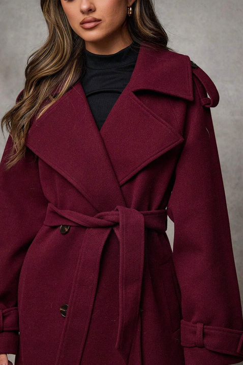 PREMIELA BORDO kabát, Szín: bordó, IVET.HU - A te online butikod.