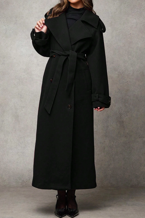 PREMIELA BLACK kabát, Szín: fekete, IVET.HU - A te online butikod.