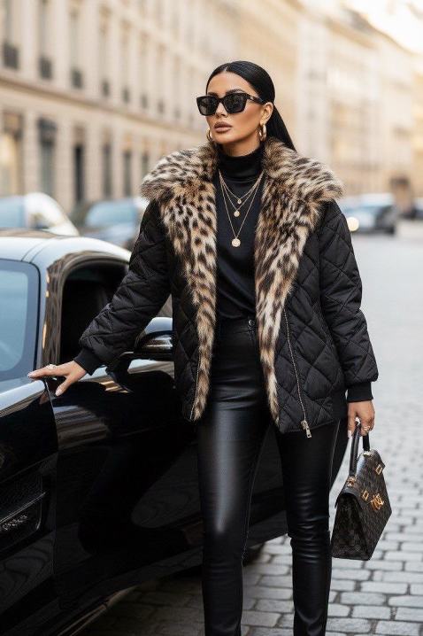 MAREDONA kabát, Szín: fekete, IVET.HU - A te online butikod.