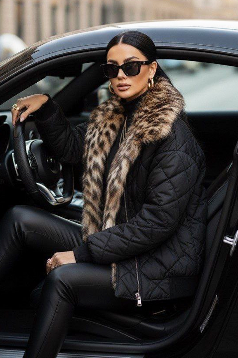 MAREDONA kabát, Szín: fekete, IVET.HU - A te online butikod.