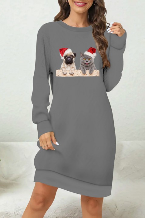 ANELRINDA GREY ruha, Szín: szürke, IVET.HU - A te online butikod.