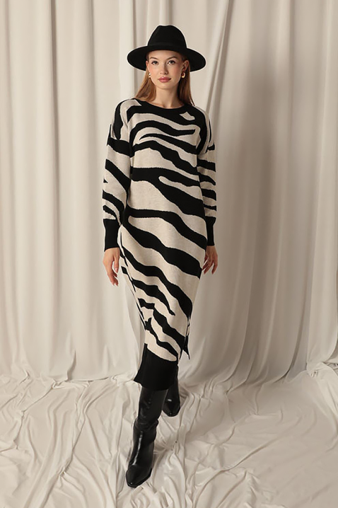 ZEBRINDA BLACK ruha, Szín: fekete, IVET.HU - A te online butikod.