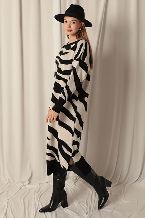 ZEBRINDA BLACK ruha, Szín: fekete, IVET.HU - A te online butikod.