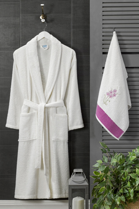 DRONEIFA FEHÉR fürdőköpeny és törölköző szett, Szín: fehér, IVET.HU - A te online butikod.