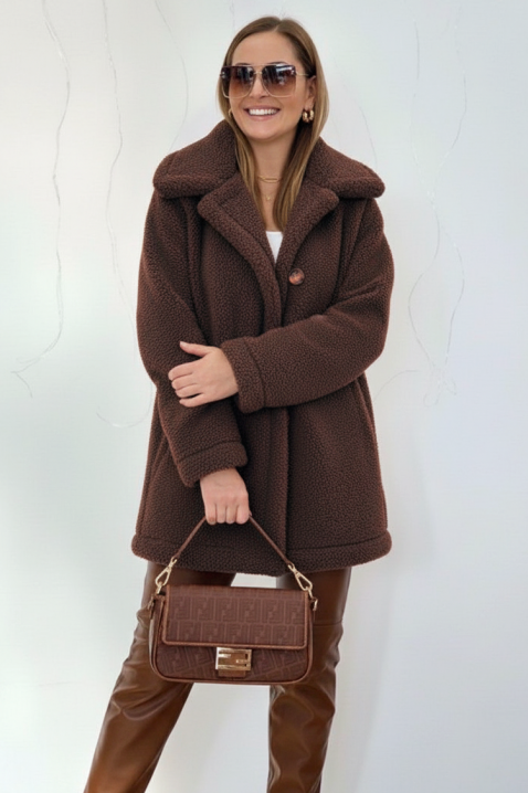 RELEVA BROWN kabát, Szín: barna, IVET.HU - A te online butikod.