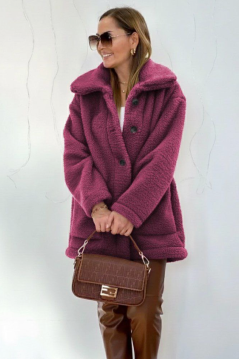 RELEVA FUCHSIA kabát, Szín: fukszia, IVET.HU - A te online butikod.