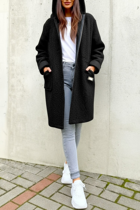 VLADENZA BLACK kardigán, Szín: fekete, IVET.HU - A te online butikod.