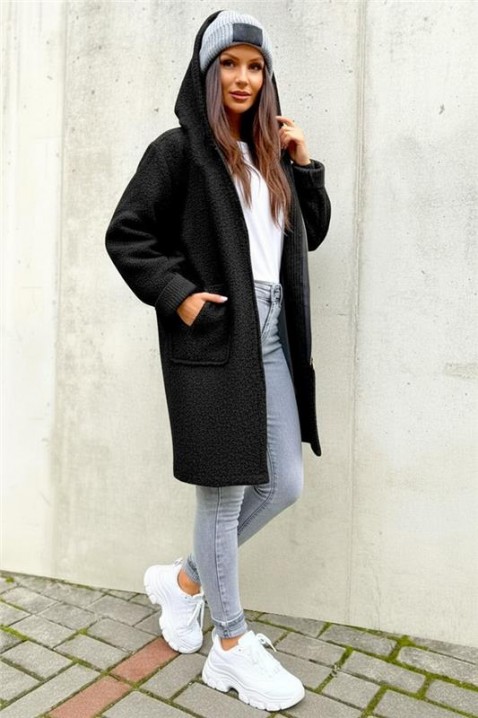 VLADENZA BLACK kardigán, Szín: fekete, IVET.HU - A te online butikod.