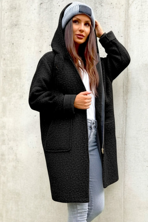 VLADENZA BLACK kardigán, Szín: fekete, IVET.HU - A te online butikod.