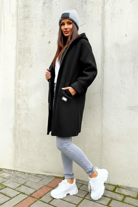 VLADENZA BLACK kardigán, Szín: fekete, IVET.HU - A te online butikod.