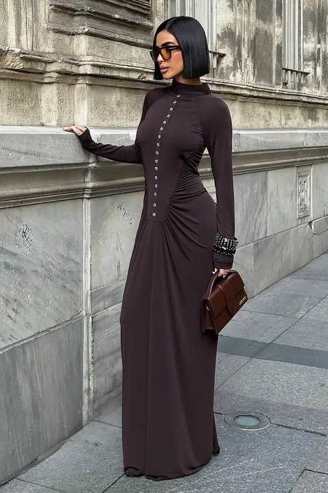 ARGAMINA BROWN ruha, Szín: barna, IVET.HU - A te online butikod.