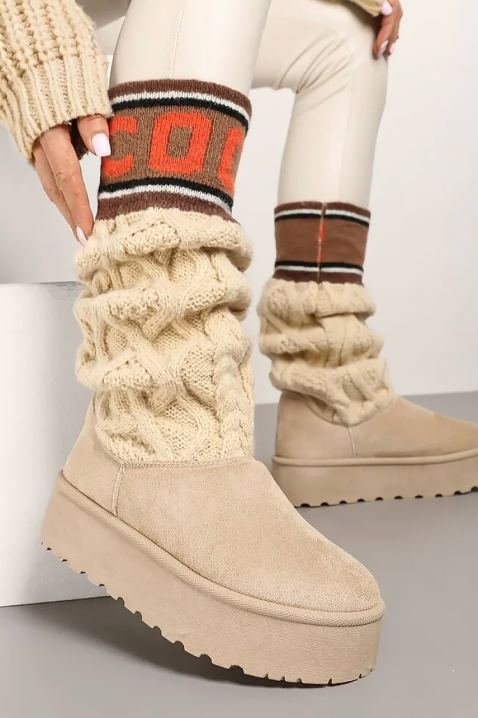 KARMENZA ECRU csizma, Szín: ekrü, IVET.HU - A te online butikod.