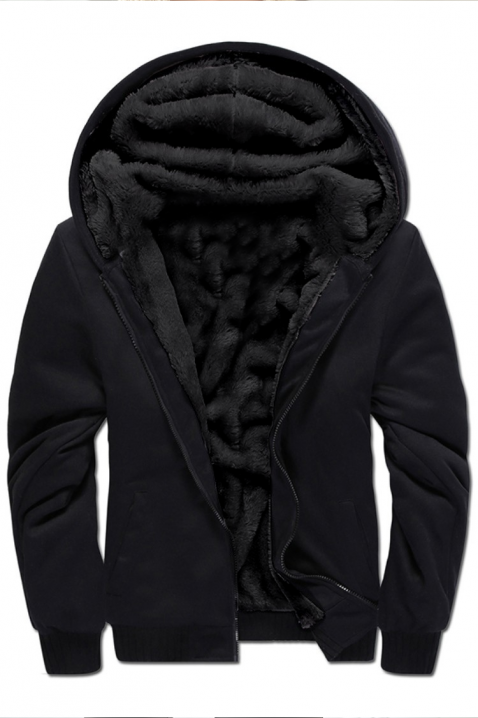 ROB BLACK férfi kardigán, Szín: fekete, IVET.HU - A te online butikod.