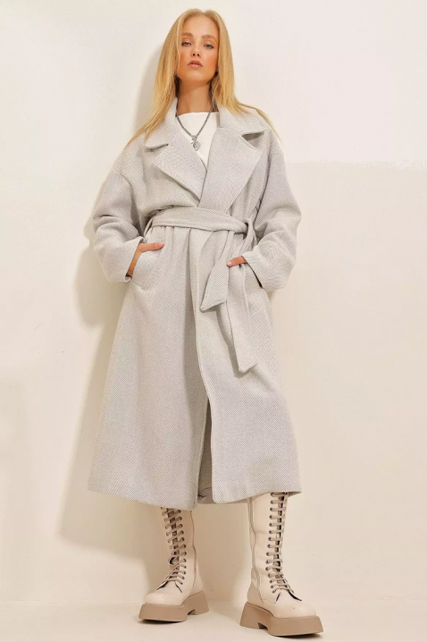 SILVONZA GREY kabát, Szín: szürke, IVET.HU - A te online butikod.