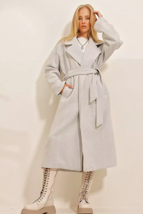 SILVONZA GREY kabát, Szín: szürke, IVET.HU - A te online butikod.