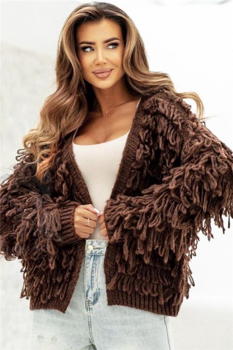 DORFELINA kardigán, Szín: barna, IVET.HU - A te online butikod.