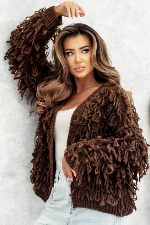 DORFELINA kardigán, Szín: barna, IVET.HU - A te online butikod.