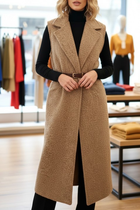 SILVILZA mellény, Szín: bézs, IVET.HU - A te online butikod.