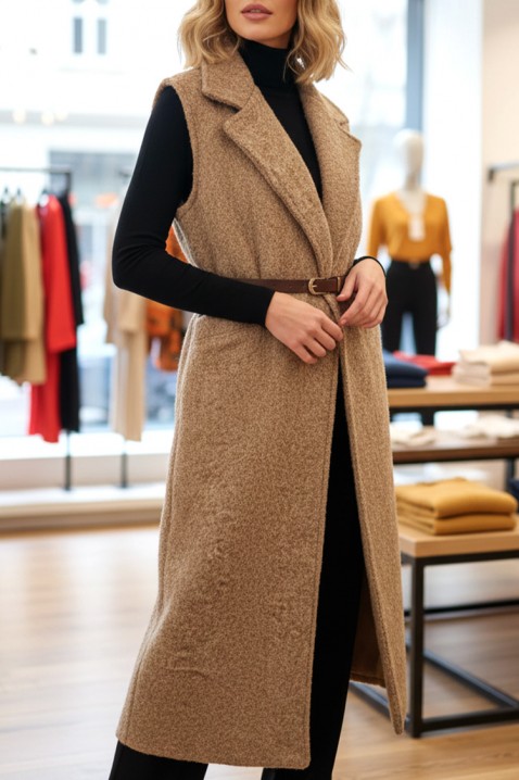 SILVILZA mellény, Szín: bézs, IVET.HU - A te online butikod.