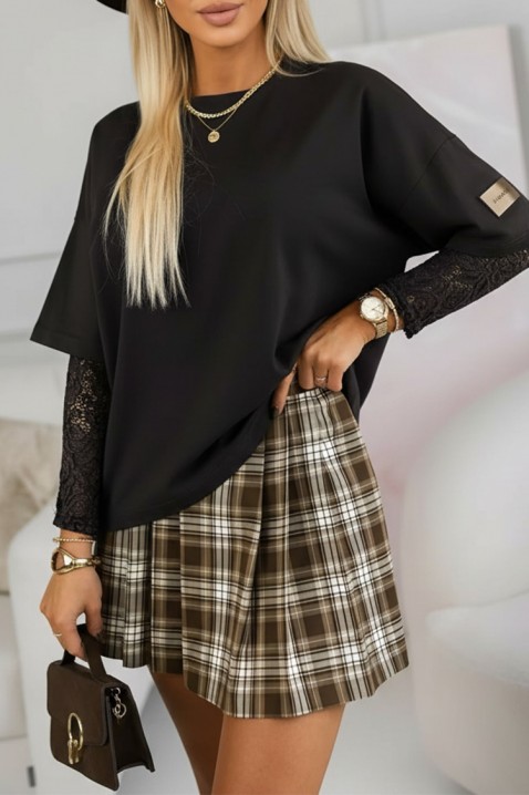 VIRMINDA BLACK női felső, Szín: fekete, IVET.HU - A te online butikod.