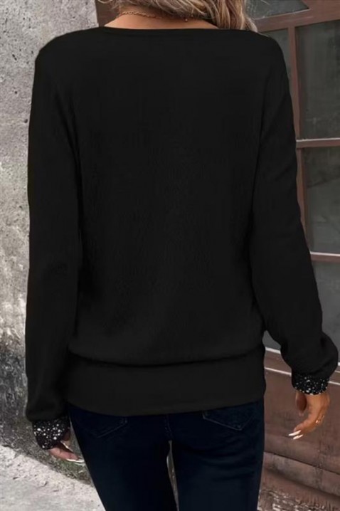 FLILONZA BLACK női blúz, Szín: fekete, IVET.HU - A te online butikod.