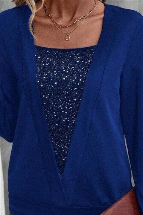 FLILONZA BLUE női blúz, Szín: kék, IVET.HU - A te online butikod.