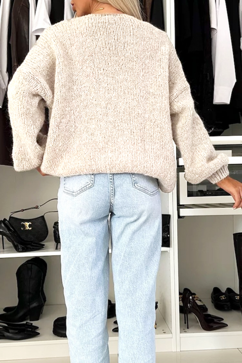 VELMENDRIA BEIGE kardigán, Szín: bézs, IVET.HU - A te online butikod.