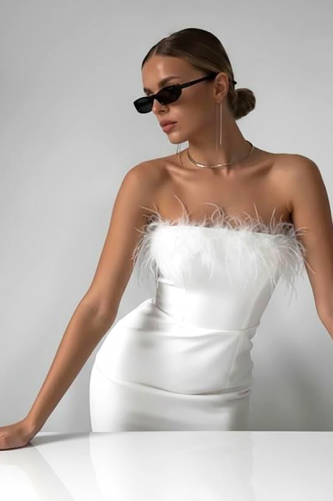 SAROELTA WHITE ruha, Szín: fehér, IVET.HU - A te online butikod.