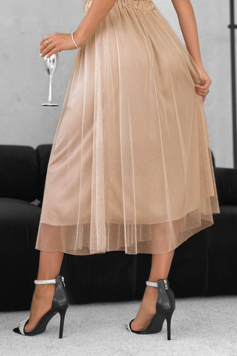 BOLGANA szoknya, Szín: bézs, IVET.HU - A te online butikod.