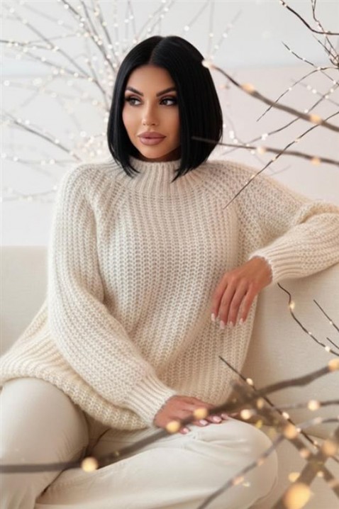 ESMERZA ECRU pulóver, Szín: ekrü, IVET.HU - A te online butikod.