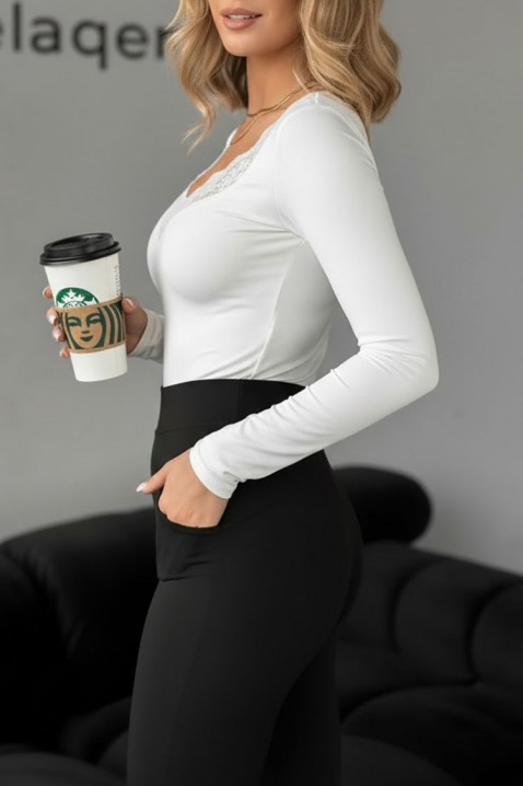 ERANDELA WHITE női felső, Szín: fehér, IVET.HU - A te online butikod.