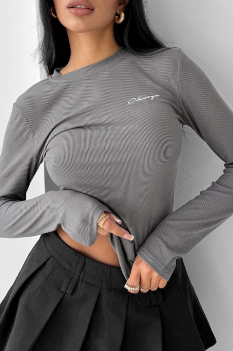 DAVROLZA GREY női felső, Szín: szürke, IVET.HU - A te online butikod.