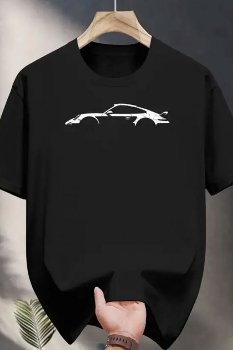 POXOR férfi poló, Szín: fekete, IVET.HU - A te online butikod.