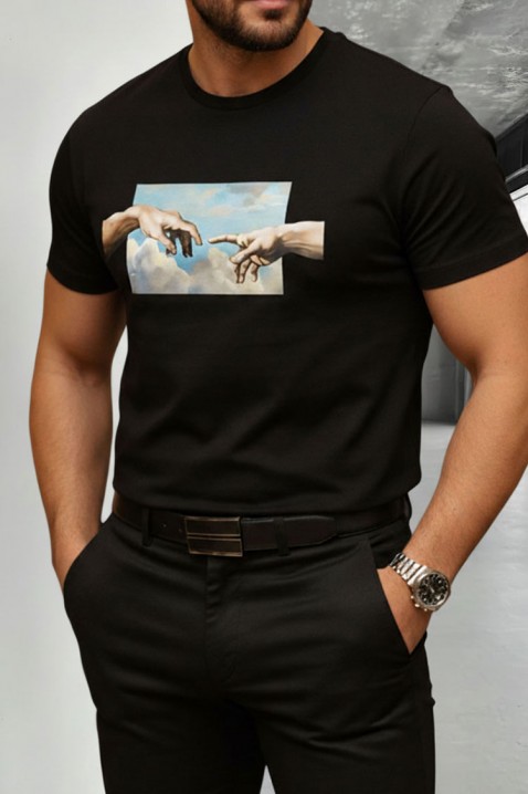 KRITOLFO férfi poló, Szín: fekete, IVET.HU - A te online butikod.