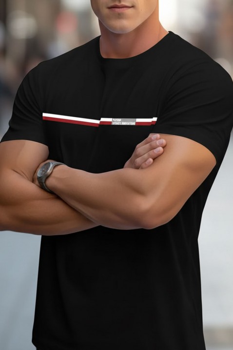 BOMEX férfi poló, Szín: fekete, IVET.HU - A te online butikod.