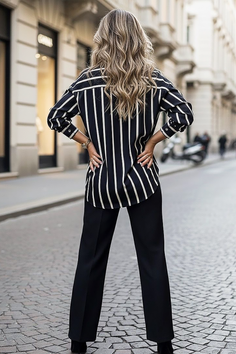 ALEZANDA BLACK női blúz, Szín: fekete, IVET.HU - A te online butikod.