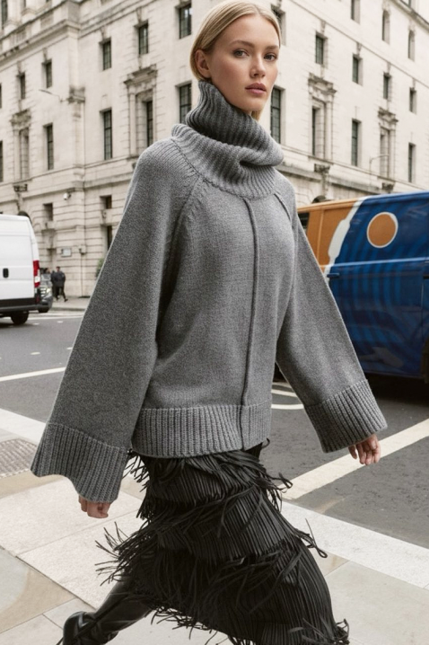 MLENVILDA GREY pulóver, Szín: szürke, IVET.HU - A te online butikod.