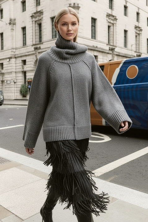 MLENVILDA GREY pulóver, Szín: szürke, IVET.HU - A te online butikod.