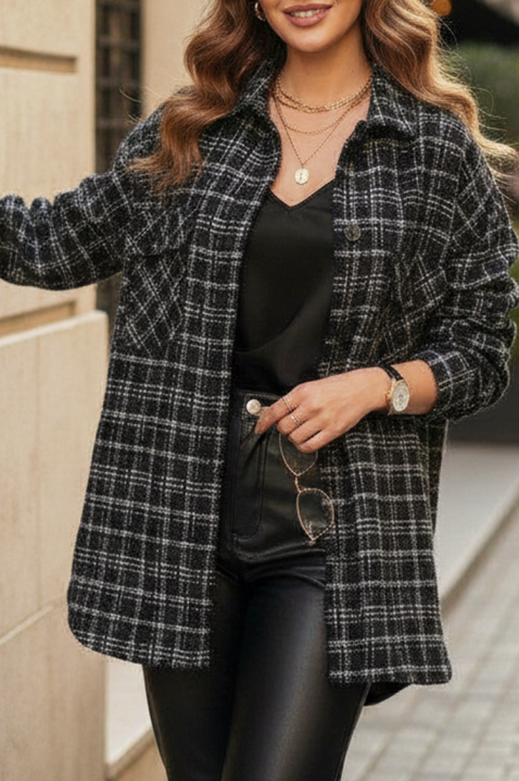 PARFONZA BLACK női ing, Szín: fekete, IVET.HU - A te online butikod.