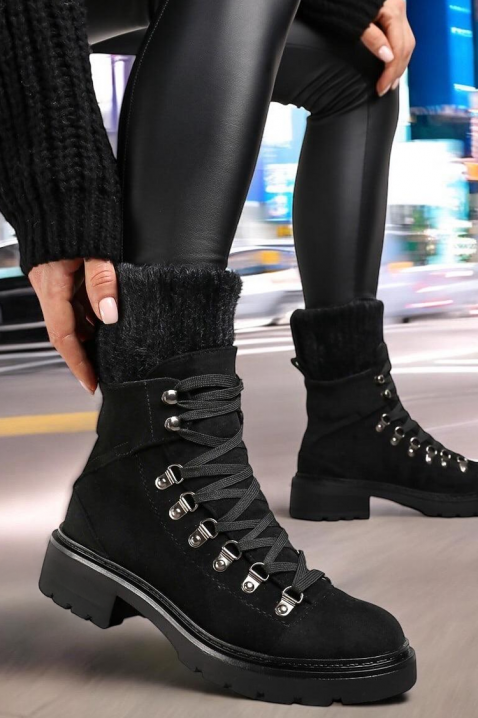 HLOVELDA női bakancs, Szín: fekete, IVET.HU - A te online butikod.