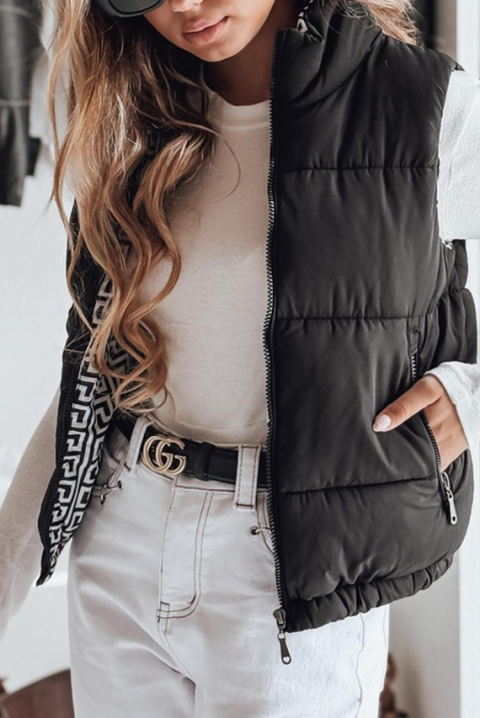 BRASELDA BLACK mellény, Szín: fekete, IVET.HU - A te online butikod.