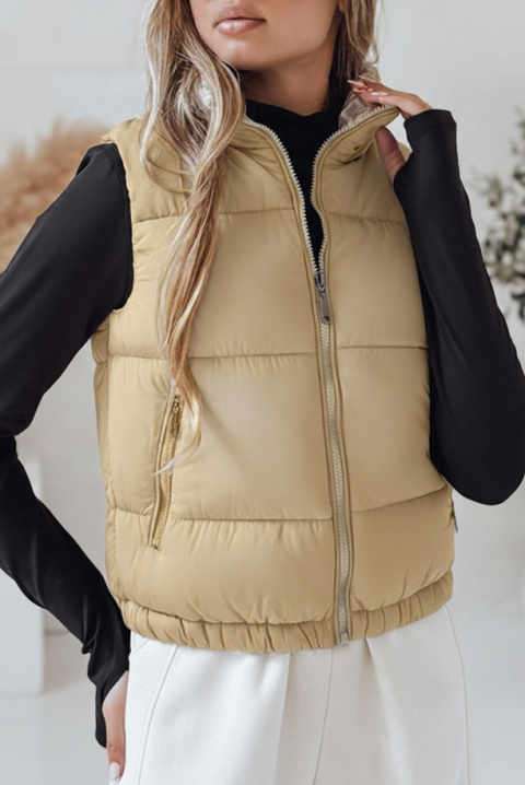 BRASELDA BEIGE mellény, Szín: bézs, IVET.HU - A te online butikod.